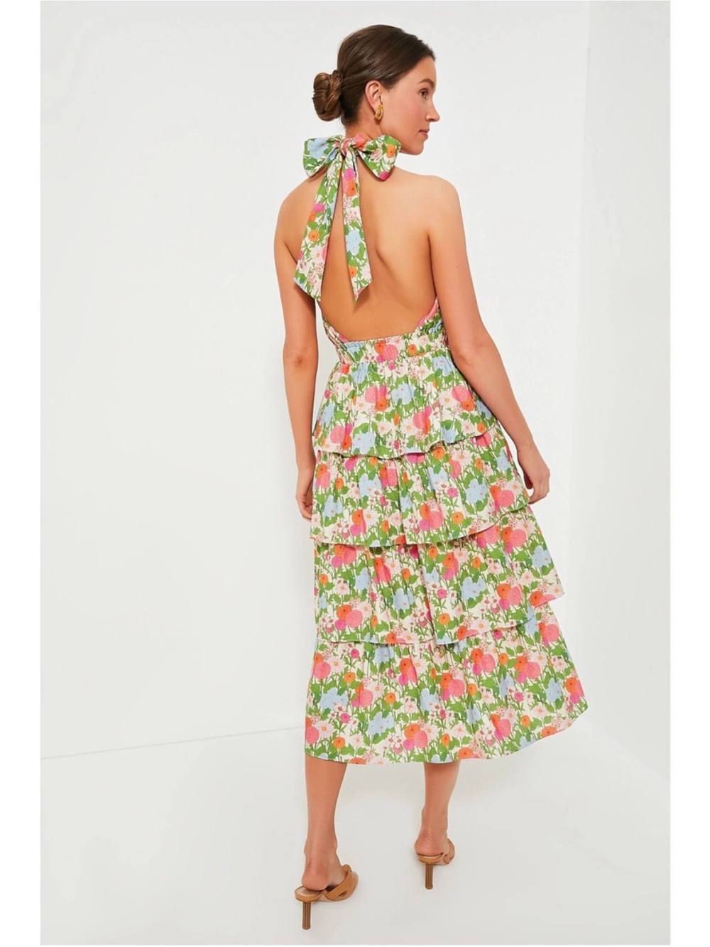 Hyacinth House - multi floral jenny halter neck maxi - Picture 2 of 4